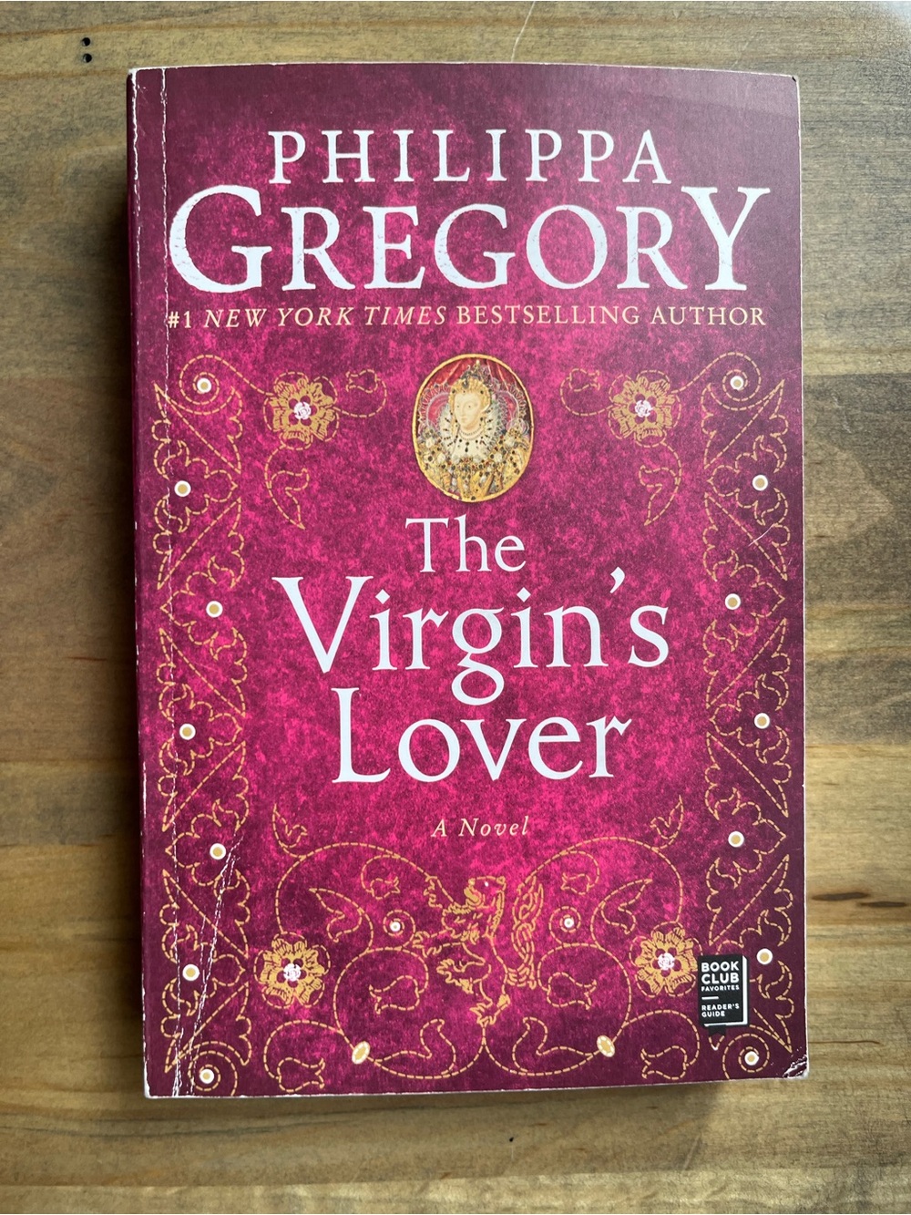 The Virgin's Lover — Rich Burgundy Paperback. Ophra’s pick of Book Club 6/2025